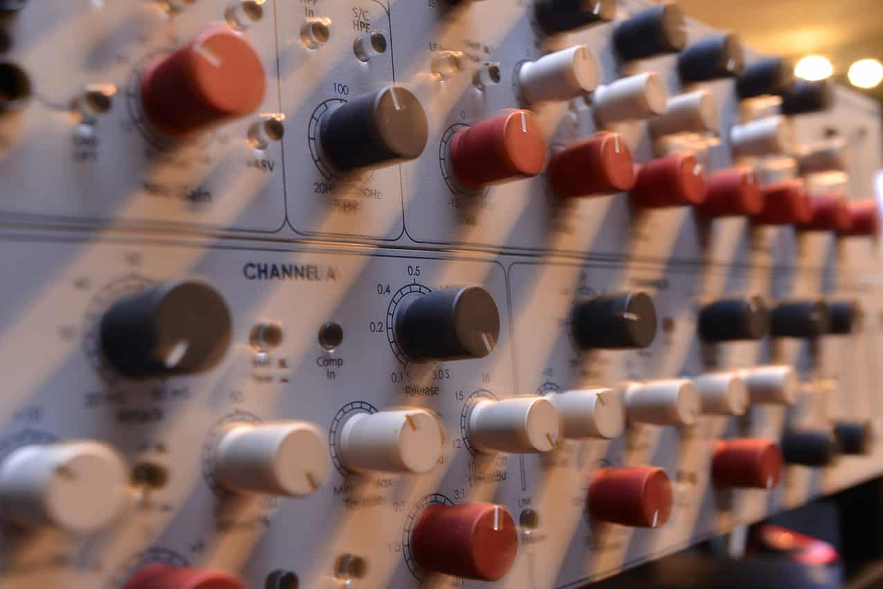 Professional audio mixing console for film post-production