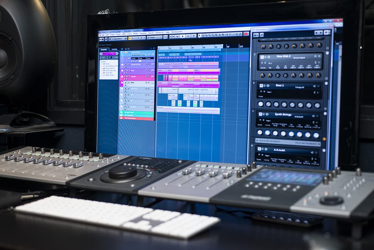Control Room at Soho Sonic London Studios