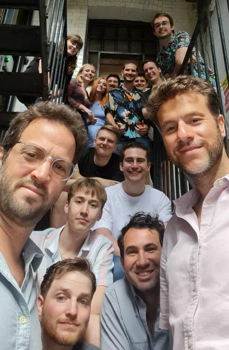 The Soho Sonic team at their London recording studios"